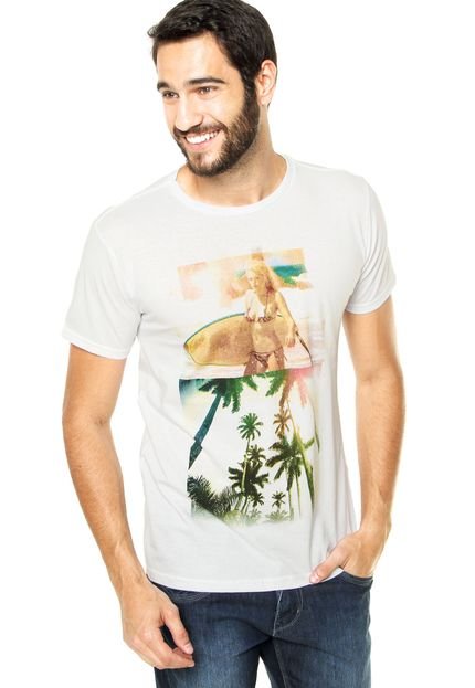 Camiseta FiveBlu Praia Branca - Marca FiveBlu