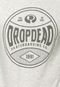Camiseta 3/4 Drop Dead Fast Food Cinza/Verde - Marca Drop Dead