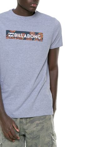 Camiseta Billabong Unity Block Cinza