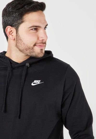 Buzo nike negro y blanco clearance