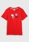 Camiseta Puma Infantil Snoopy Vermelha - Marca Puma