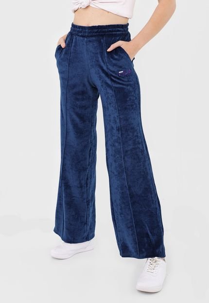 Calça Fila Pantalona Alexa Azul-Marinho - Marca Fila