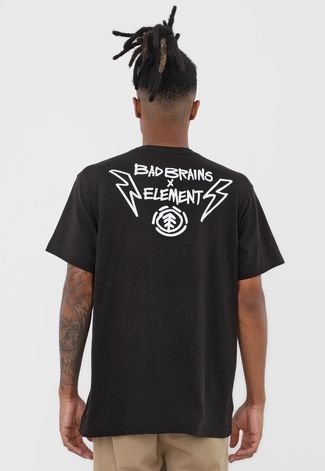 Camiseta Element Bolt Lock Preta