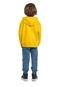 Blusão Infantil em Moletom Quimby Amarelo - Marca Quimby