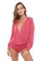 Body Colcci Transpassado Rosa - Marca Colcci