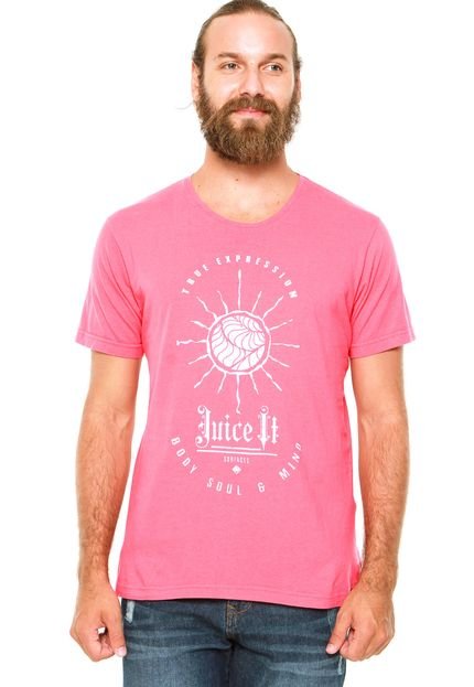 Camiseta Juice It Summer Expression Rosa - Marca Juice It