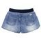 Shorts Look Jeans C/ Punho Jeans Azul - Marca Look Jeans