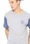 Camiseta Volcom Mini Circle II Cinza/Azul - Marca Volcom