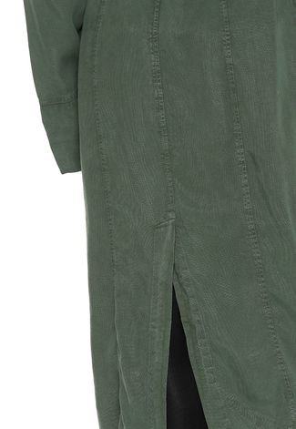 Casaco Trench Coat Colcci Comfort Verde