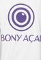 Camiseta Manga Curta New Era Bonny Açaí Logo Branca - Marca New Era
