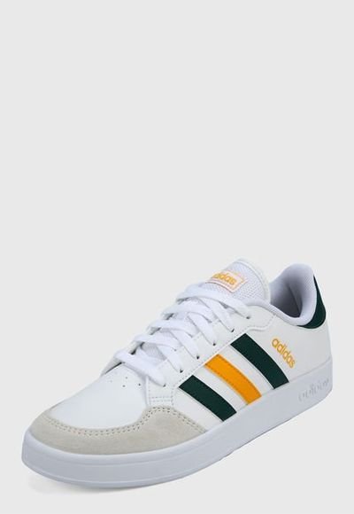 Tenis Lifestyle Blanco Verde Amarillo adidas Performance Breaknet