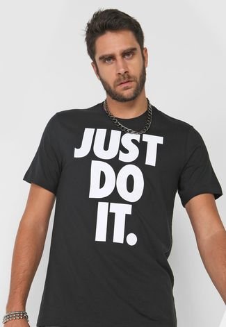 Camiseta Nike Sportswear Just Do It Preta - Compre Agora