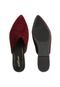 Mule DAFITI SHOES Veludo Vinho - Marca DAFITI SHOES