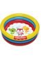Piscina Inflável Fisher-Price 3 círculos coloridos com 25 bolinhas - Marca Fun Divirta-se