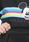 Moletom Flanelado Fechado Cativa Disney Mickey Mouse Preto - Marca Cativa Disney