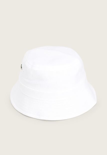 Chapéu Lacoste Logo Branco - Marca Lacoste