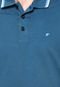 Camisa Polo Ellus Recorte Azul - Marca Ellus