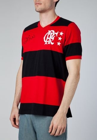 Camiseta Time Flamengo Zico Licenciada Libertadores 81 no Shoptime