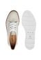 Oxford Flatform DAFITI SHOES Tratorado Verniz Bege - Marca DAFITI SHOES