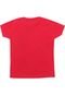 Camiseta Kyly Menino Cubo Vermelha - Marca Kyly