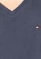 Camiseta Tommy Hilfiger Gola V Azul-Marinho - Marca Tommy Hilfiger