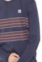 Camiseta Hang Loose Sets Azul-marinho/Marrom - Marca Hang Loose
