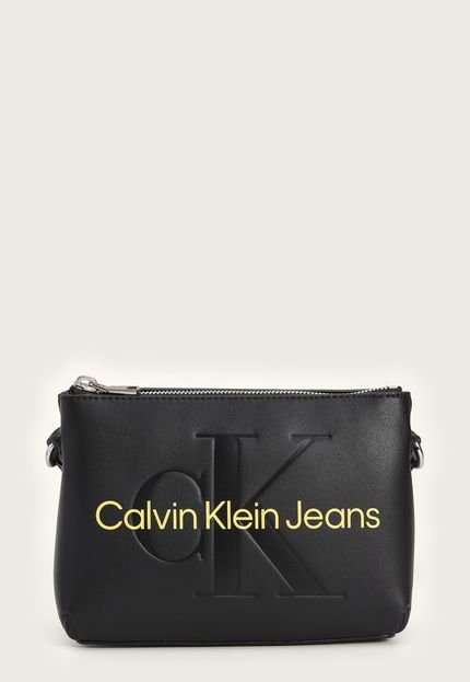 Bolsa Calvin Klein Logo Preta - Marca Calvin Klein
