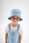 Bucket Hat Infantil em Jeans Para Menino Up Baby Azul - Marca Up Baby