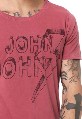 Camiseta John John Rg Over The Vermelha - Compre Agora