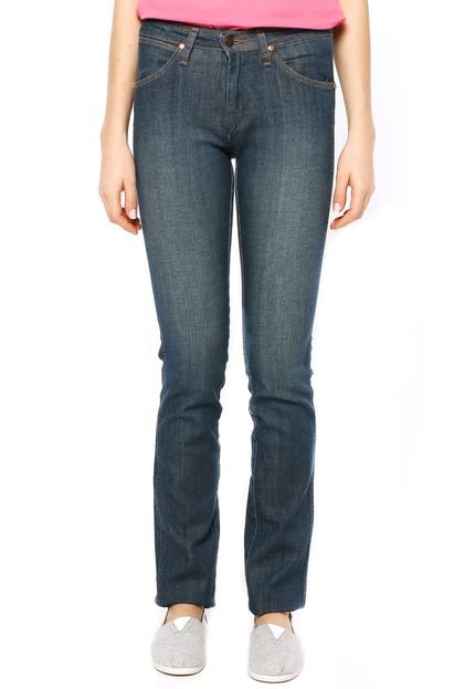 Calça Jeans Wrangler Reta Rise Azul - Marca Wrangler