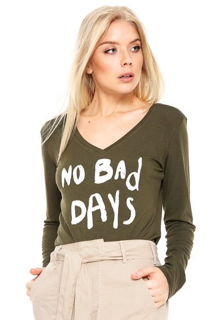 Camiseta Disparate No Bad Days Verde - Marca Disparate