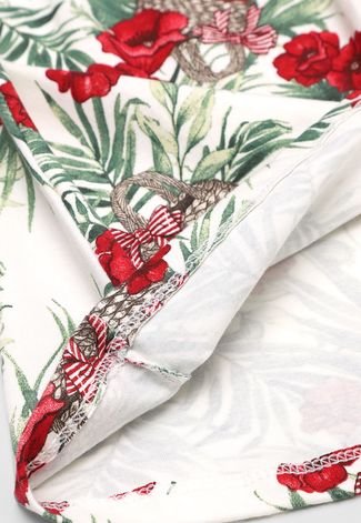 Regata Milon Infantil Floral Off-White