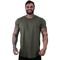 Kit 5 Camiseta Longline Masculina MXD Conceito para Academia e Casual Slim Grafite, Verde Militar, Preto, Mescla Vermelho e Caramelo - Marca Alto Conceito