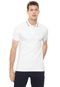 Camisa Polo Calvin Klein Reta Listras Branca - Marca Calvin Klein