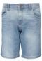 Bermuda Jeans Polo Wear Reta Pespontos Azul - Marca Polo Wear