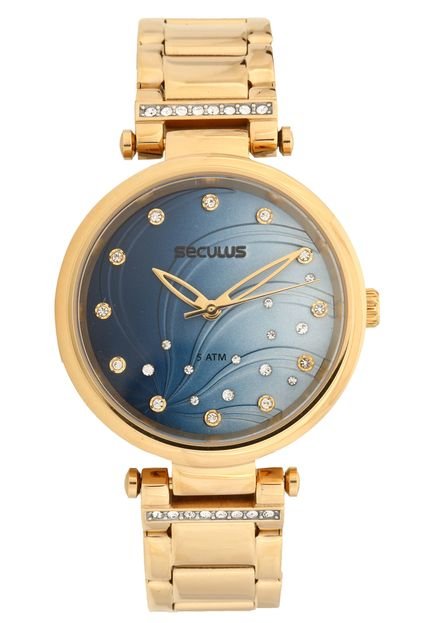 Relógio Seculus 13013LPSVDA3 Dourado - Marca Seculus