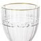 Taça de Cristal Transparente Fio de Ouro Imperial 330ml 1 peça - Lyor - Marca Lyor