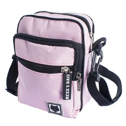 Shoulder Bag Bezz Mini Bolsa Tira Colo Necessaire Pochete Unisexx Rosa - Marca BEZZTER