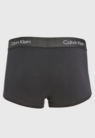 Cueca Calvin Klein Underwear Boxer Low Rise Trunk Logo Preta - Compre Agora