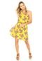 Vestido FiveBlu Floral Amarelo - Marca FiveBlu