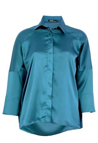 Camisa Dafiti Ontrend Azul