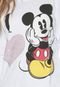 Moletom Flanelado Fechado Cativa Disney Aplicações Branco - Marca Cativa Disney