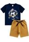 Kit 6 Conjuntos Masculino Infantil Camiseta e Bermuda Verão Menino Calor - Marca COLBACHO