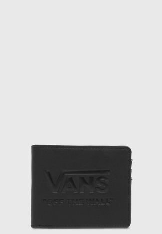 Carteira Vans Logo Wallet Preta