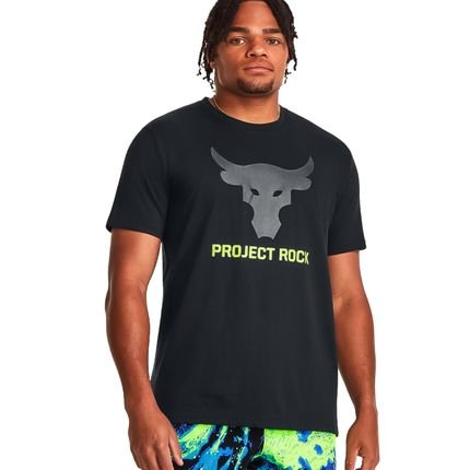 Camiseta Under Armour Brahma Bull Pjt Rock Preto Masculino - Marca Under Armour