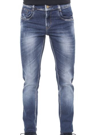 Calça Jeans Sawary Slim Sk Comfort Azul