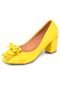 Scarpin DAFITI SHOES Franjas Amarelo - Marca DAFITI SHOES