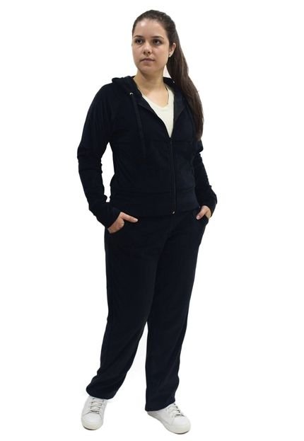 Conjunto Veludo Plush Butu Biru Feminino Preto - Marca Butu Biru