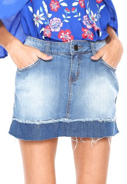 Saia Jeans Sommer Curta Perfect Azul - Marca Sommer