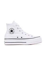 Tenis Converse Botas Chuck Taylor All Star Lift Mujer-Blanco